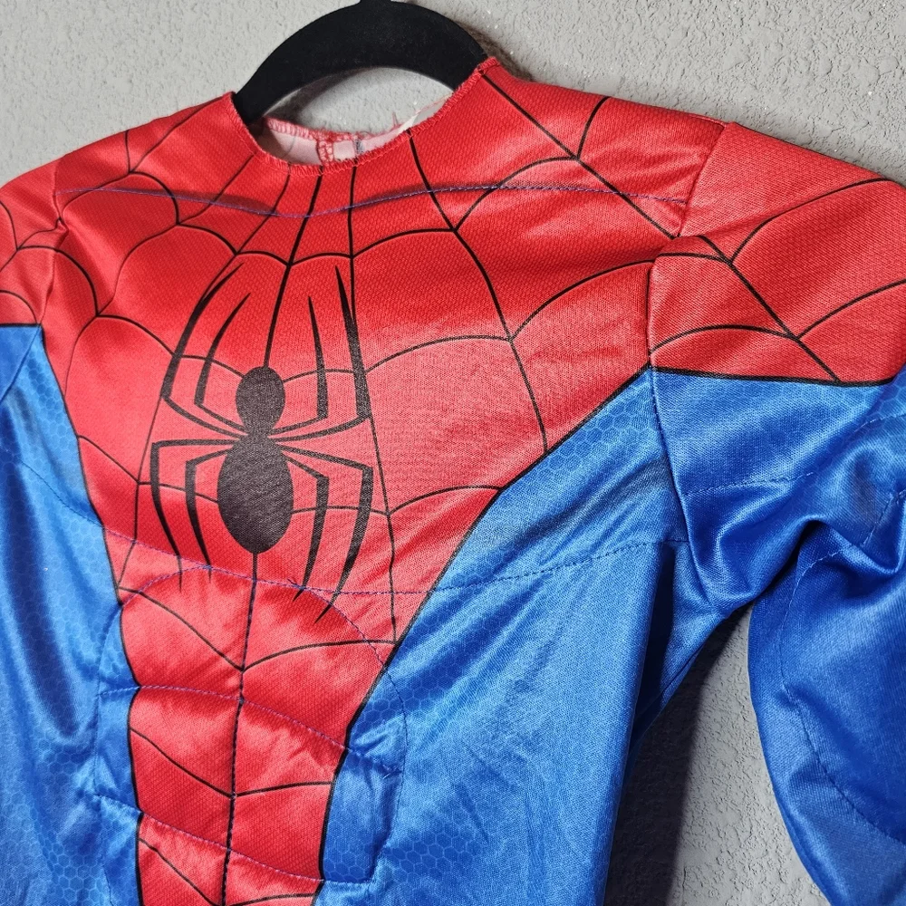 Marvel Spider-Man Costume Youth Boys Small Jazwares Padded Suit Superhero Outfit